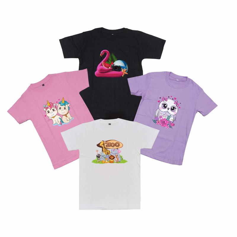 Kaos Anak Cewek Umur 1-12 Tahun