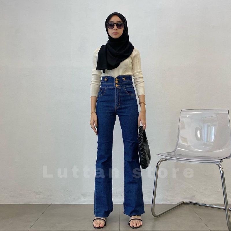Luttan Leyra Cutbray Jeans