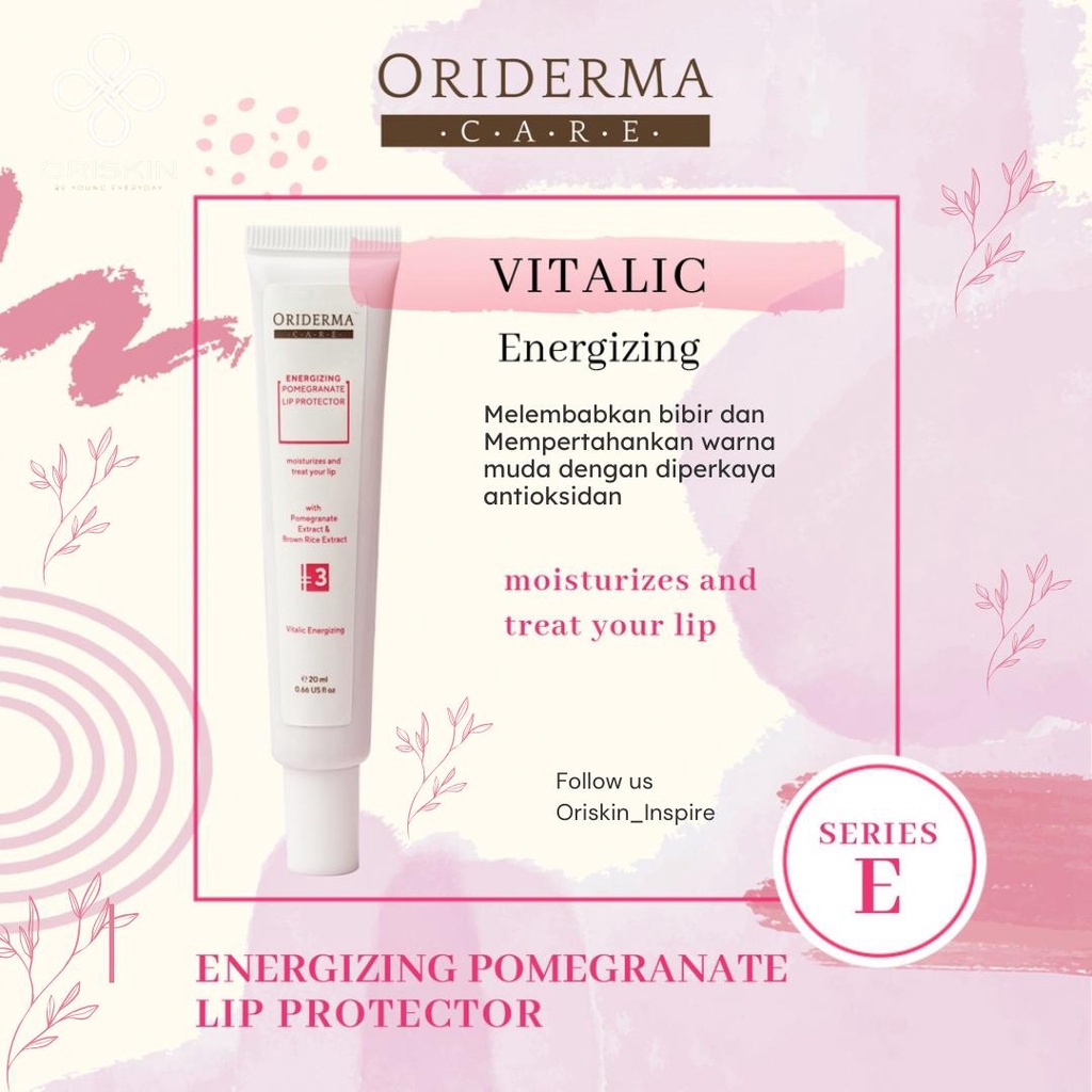 Oriderma Care Vitalic Energizing Lip Protector SPF 15 / Serum Bibir