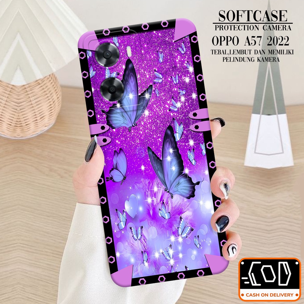 Softcase Silikon Hp Oppo A57 2022 Terbaru - Trans Case Casing Hp Oppo A57 2022 Terbaru