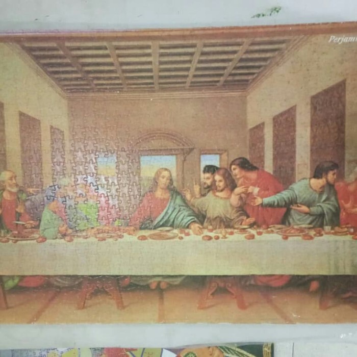 jigsaw Puzzle THE LAST SUPPER 1000 PCS TOMAX GLOW IN THE DARK