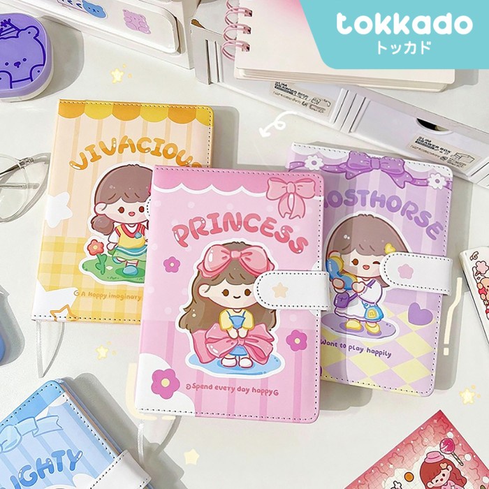 

TOKKADO Milova Notebook Buku Agenda A5 Catatan Karakter Gadis Lucu