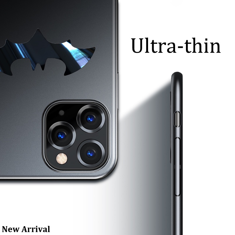 ETS For IPhone 13 12 11 Pro Max X XR Mini Hard Case 3 Mm Ultra-thin Super Light Metal Bat man Non-sl