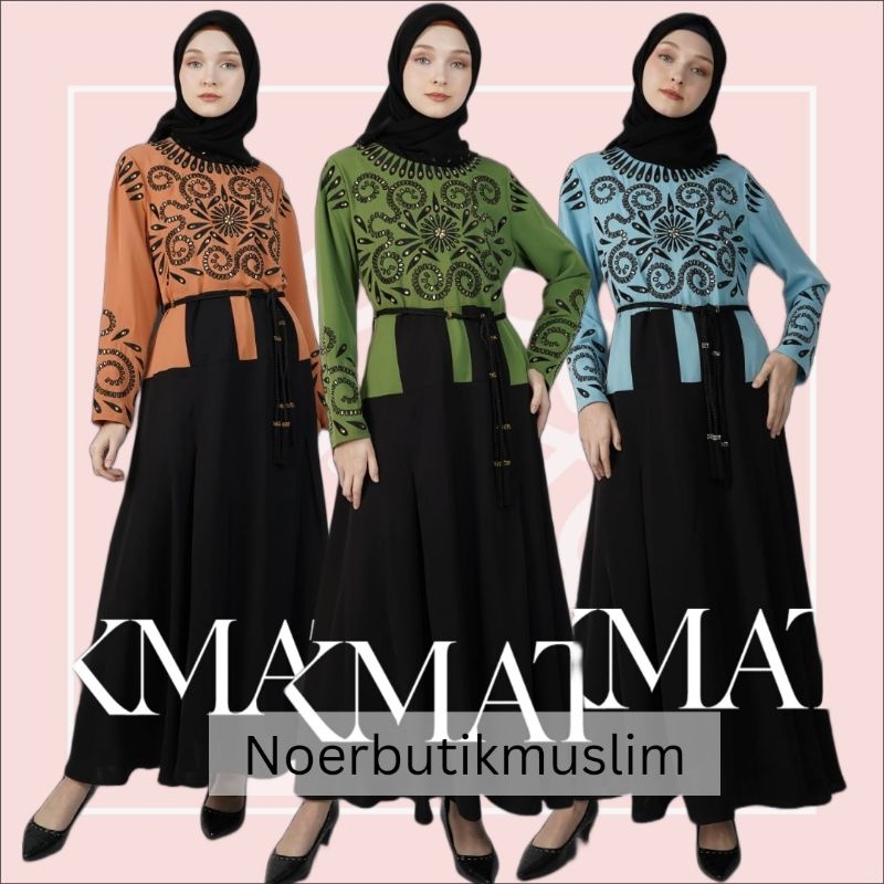 Hikmat Fashion Original A981 / Abaya Hikmat  - noerbutikmuslim - Gamis lebaran - Gamis Mewah - Gamis Premium - Gamis Kondangan - vivi zubedi - Gamis Pesta  -mandjha ivan gunawan - elzatta - le khari - tuneeca - muslim wanita