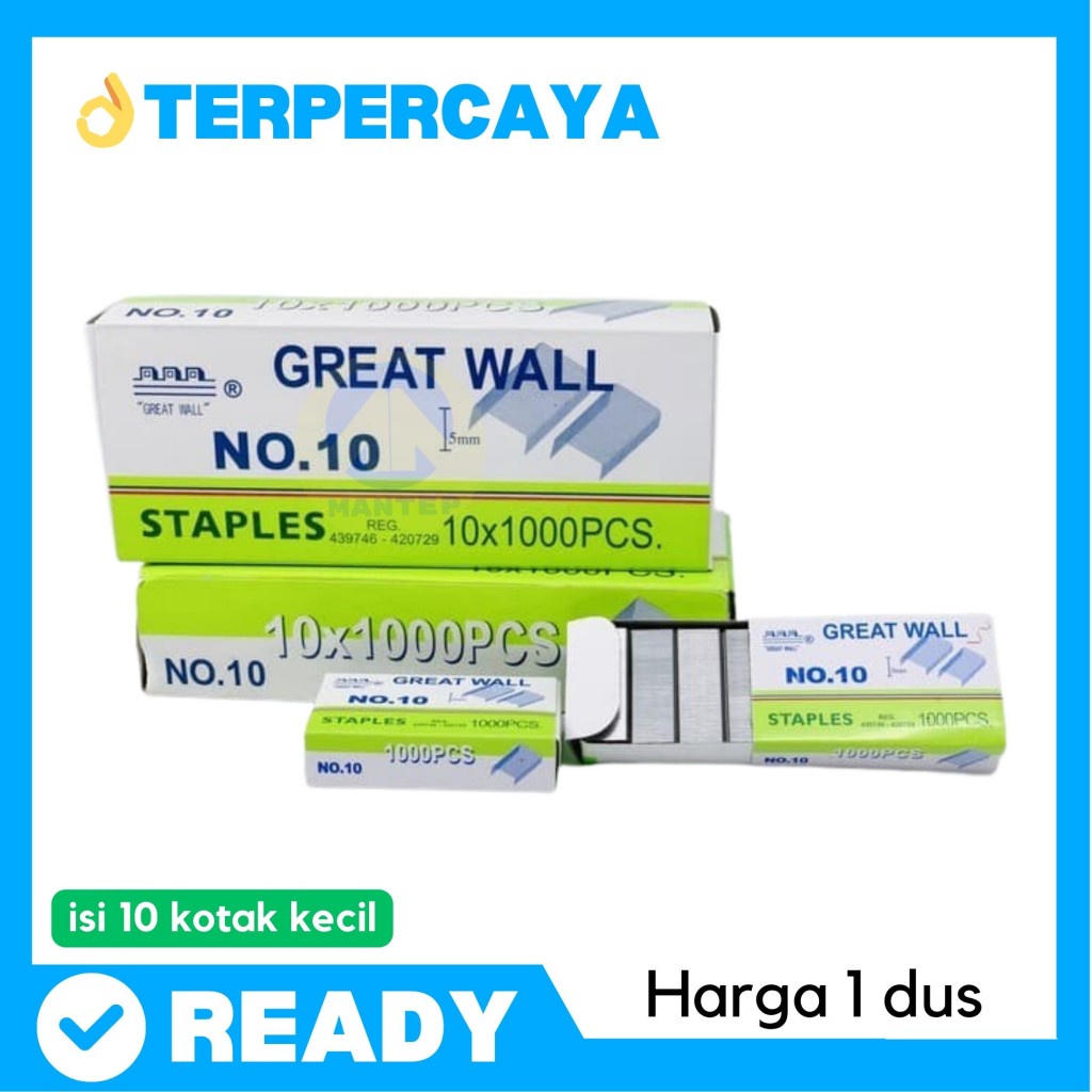 

Isi Klip / Stapler ( Staples ) Great Wall No.10 - 5mm