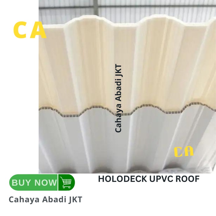 HOLODECK UPVC ROOF ATAP SEMI TRANSPARAN 6METER