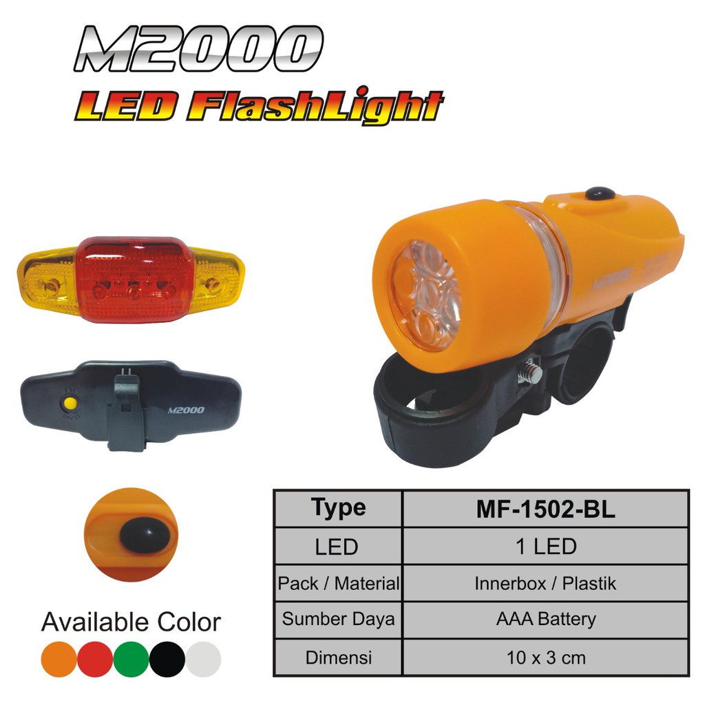 Lampu sepeda LED FLASH LIGHT