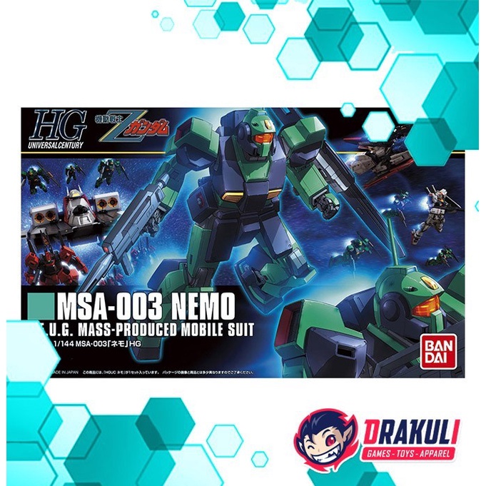 Drakuli HQ BANDAI Plamo HGUC MSA-003 Nemo