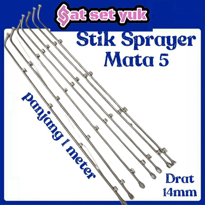 Stik Sprayer Mata 5 Pld Stik Sprayer Panjang 90cm Mata 5 Super Kabut/ Stik Sprayer Mata 5 90cm