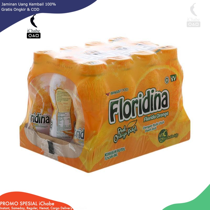 

[BISA COD] DS Floridina Orange 360ml Isi 12 Pcs