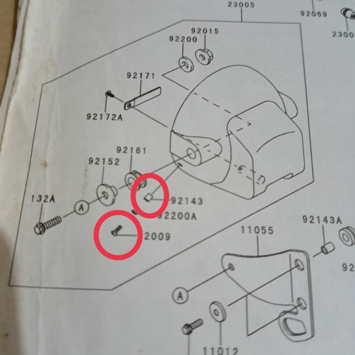 BAUT/BAUD+BOS BODY BATOK LAMPU NINJA SS ORIGINAL