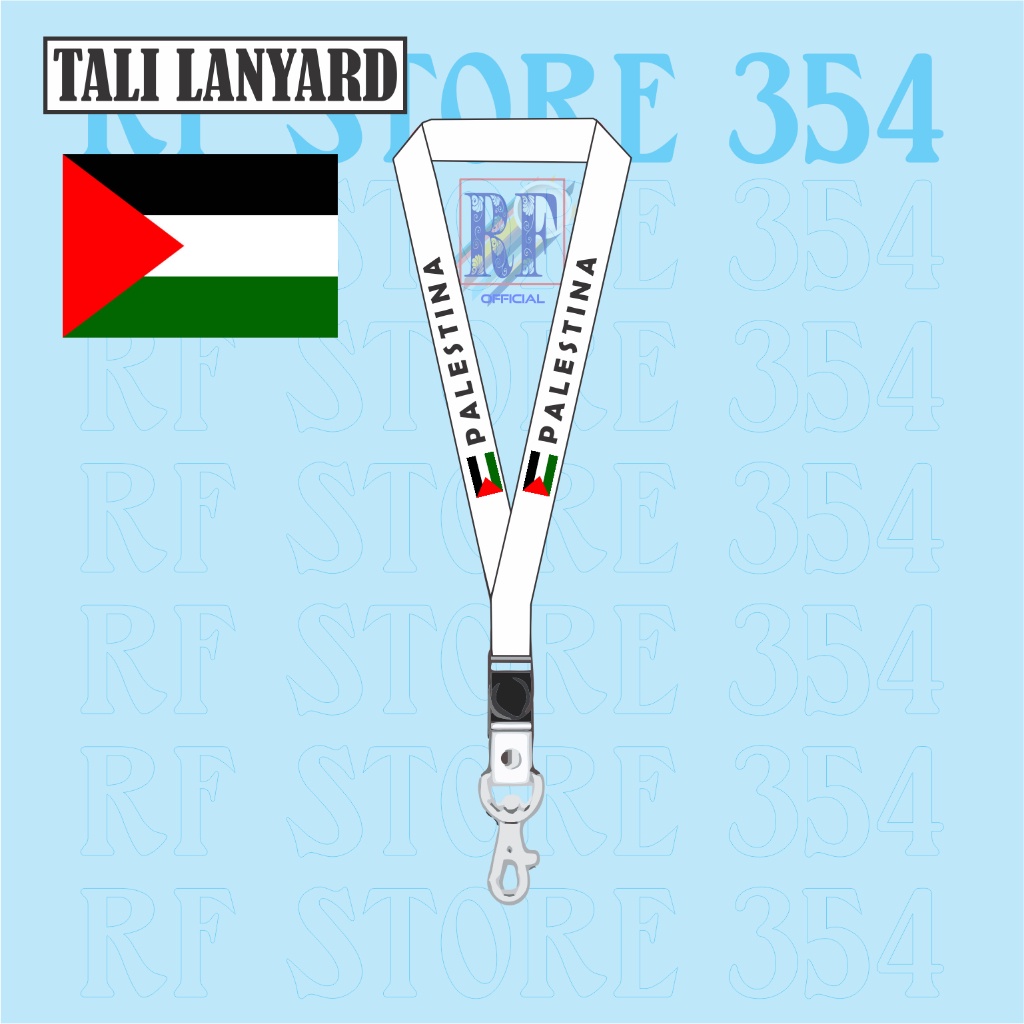 

TALI LANYARD PALESTINE - TALI ID CARD GANTUNGAN KUNCI PALESTINA | FREE GAZA | FREE PALESTINE GANTUNGAN FLASHDISK GANTUNGAN NAMETAG TALI LANYARD BEST SELLER COD