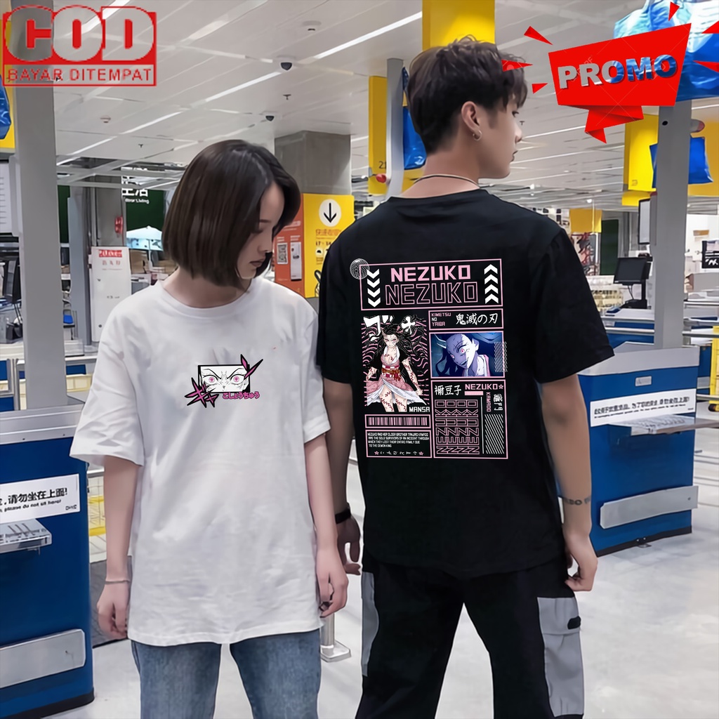 PROMO COD KAOS KEREN KEKINIAN KAOS ANIME KIMETSU NO YAIBA NEZUKO DEMON NEZUKO DEMON SLAYER NEZUKO DE