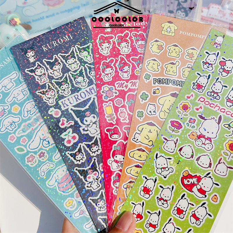 

COD❤️Stiker Sanrio Melody Kuromi Kartun Lucu Korea Gaya Dekoratif Casing Ponsel Untuk Alat Tulis Warna Impor Murah- cl