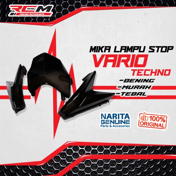 Mika kaca lampu Stoplamp belakang Vario techno cbs 125  2012--2014 RC