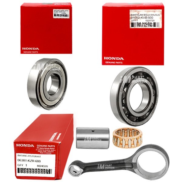 06381-KZR-600 91001-KZR-600 91002-KVB-930 Paket Stang Seher Vario 125