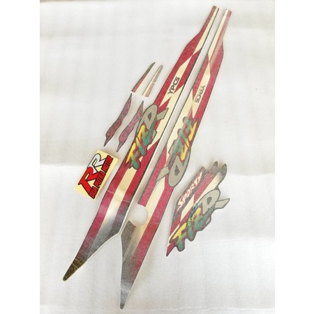 grafik grapik striping sticer stiker sticker laminasi yamaha F1zr F1z fiz r sporty Pink ungu putih 1