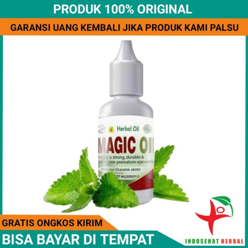 MAGIC OIL HERBAL ORIGINAL OBAT OLES PRIA MEMBANTU MENINGKATKAN STAMINA 100% AMPUH(GRATIS ONGKIR)