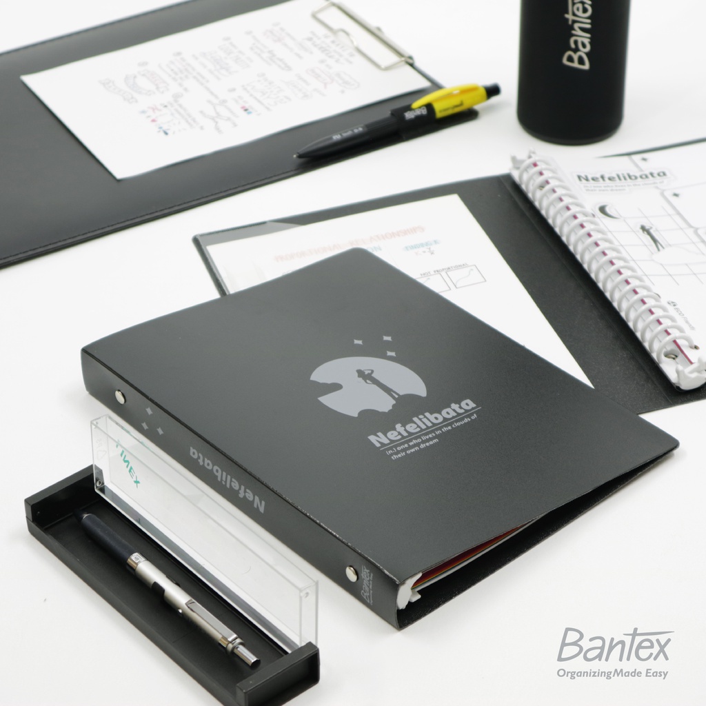 

Bantex Multiring Binder Trendy A5 20 Ring 25 mm 3324 - Binder A5 Motif 20 Lubang