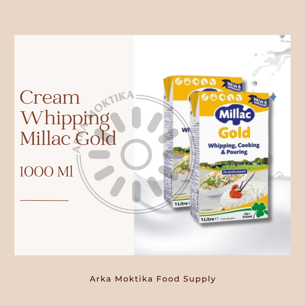 

Millac Gold Whipping, Cooking, Pouring, & Baking Cream 1 Liter