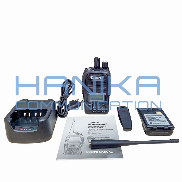 [AN] Weierwei VEV-700WP Q2 HT Dual Band Ori Waterproof VEV700 VEV700WP