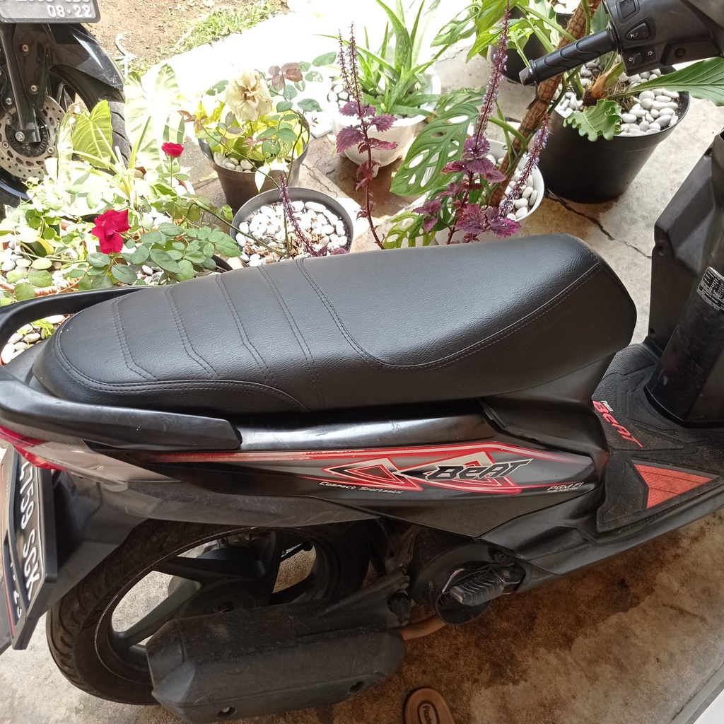 Variasi Kulit Jok Motor Beat Langsung Pasang Anti Ribet