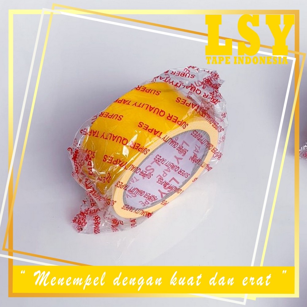 

LSY Lakban Kain Kuning 2inch x 10meter Full | Cloth Tape Warna 2inch