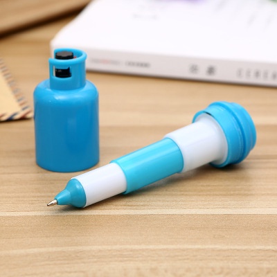 

4A. ⭐ ⭐️Pulpen Tabung Gas Lucu Souvenir Gas Cylinder Telescopic Ballpoint Pen
