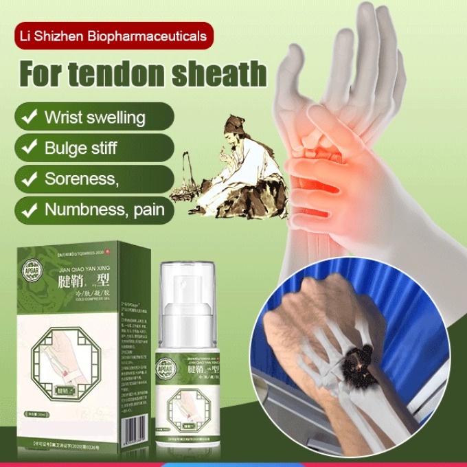Tenosynovitis Heel Pain Spray Pain Relief Spray Cold Compress Gel Krim Pijat Sendi Kaki Heel Pain Sp