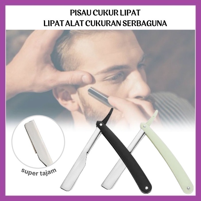 Shaving Razor Pisau Cukur Kerik Lipat Barber Shaver Pisau Cukur Rambut