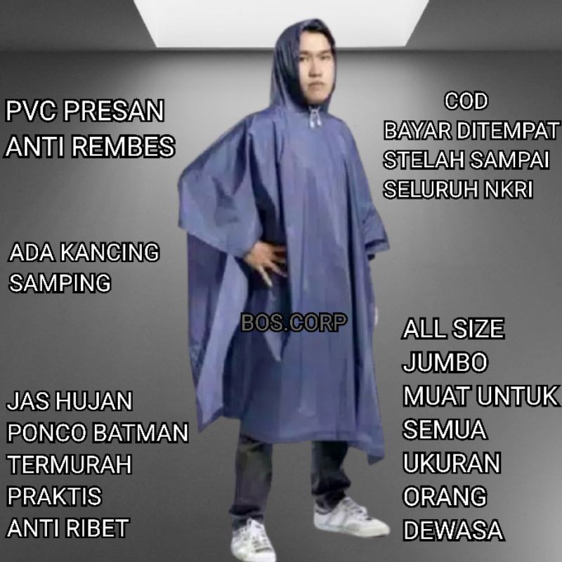 Jas hujan ponco gajah -jas hujan ponco termurah - jas hujan ponco jumbo - jas hujan ponco terlaris