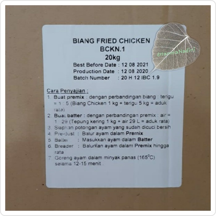 

NG-23 Biang Fried Chicken Kobe Repack /tepung kentaki/ayam goreng/premix