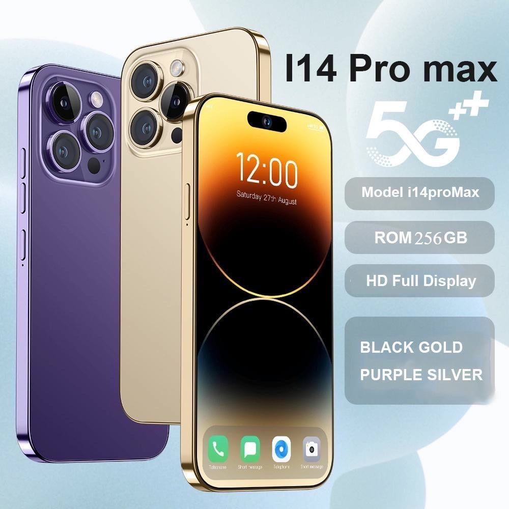 hp murah i14 Pro Max 5G WIFI WIFI Hp Baru Jaminan Kualitas ROM 256GB