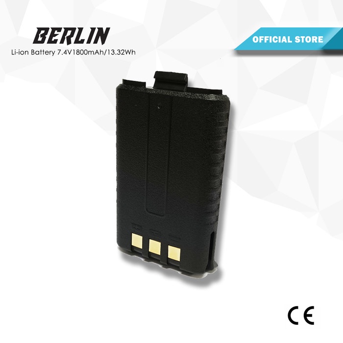 BATTERY HT WALKIE TALKIE BERLIN FM V6R / FM-V6R / FMV6R 1800 MAH RESMI BERLIN