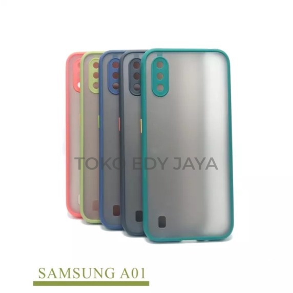SOFTCASE AERO SAMSUNG GALAXY A01 CASE MATTE TRANSPARAN FUZE MACARON MY CHOICE
