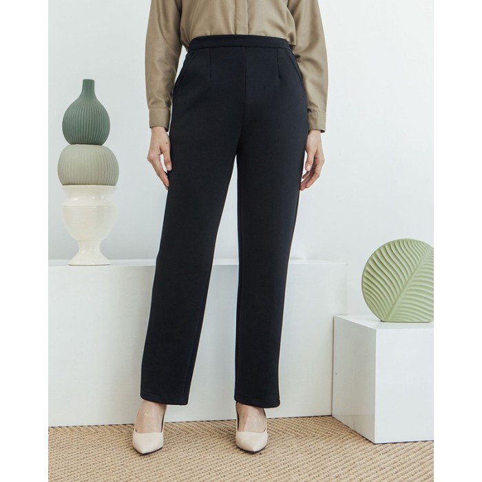 best -Geulis.id TAILOR PANTS (5 Warna) Celana Skuba - BROKENWHITE, XS