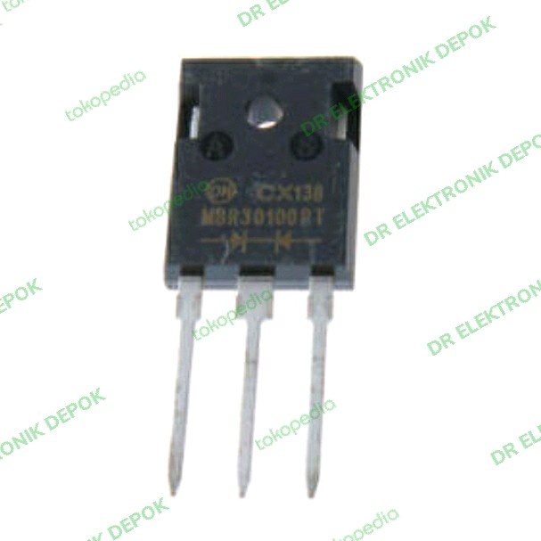 Dioda Transistor MBR30100 Schottky Diode Rectifier ASLI 30a 100v LA27