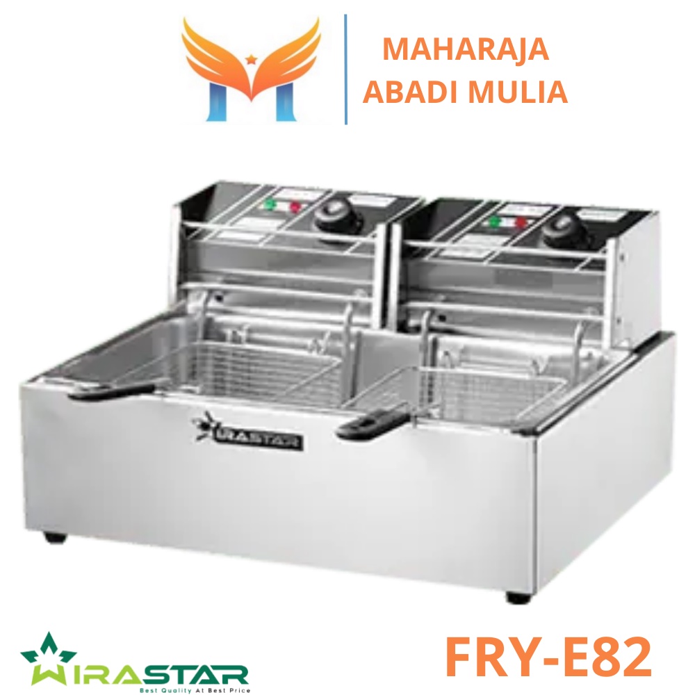 Deep Fryer Listrik 2 Tangki Wirastar FRY-E82 Electric Deep Fryer Garansi Resmi