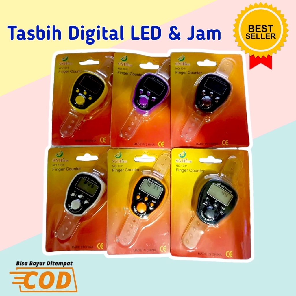 TASBIH DIGITAL LED & JAM / TASBIH DIGITAL ALARM / TASBEH DIGITAL / TASBIH DIGITAL CANTIK / TASBIH DI