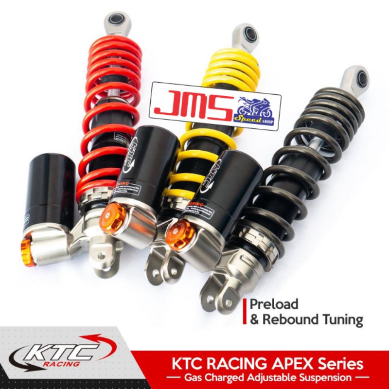 shock breaker ktc racing apex tabung bawah klik rebound Mio beat Vario lexi Scoopy Genio soul m3 Xeo