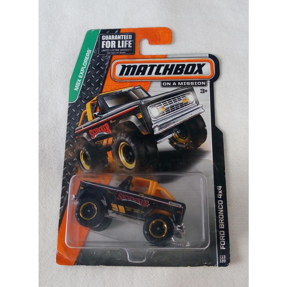 Matchbox - Ford Bronco 4x4 MBX Explorers Black