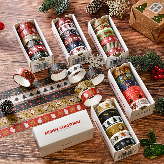 

Christmas Paper Hot Stamping Washi Tape / Christmas Eve Banque / winter christmas eve / Closet Wish House