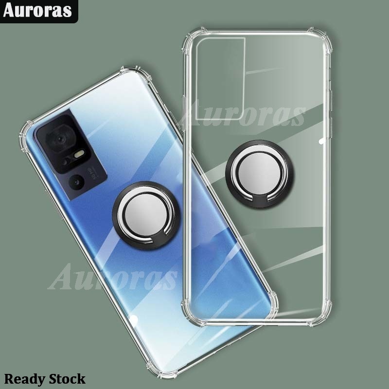 For Sharp Aquos V7 Plus Aquos R9 Pro Phone Case Casing Clear Soft Cases Bracket Ring Airbag Protecti