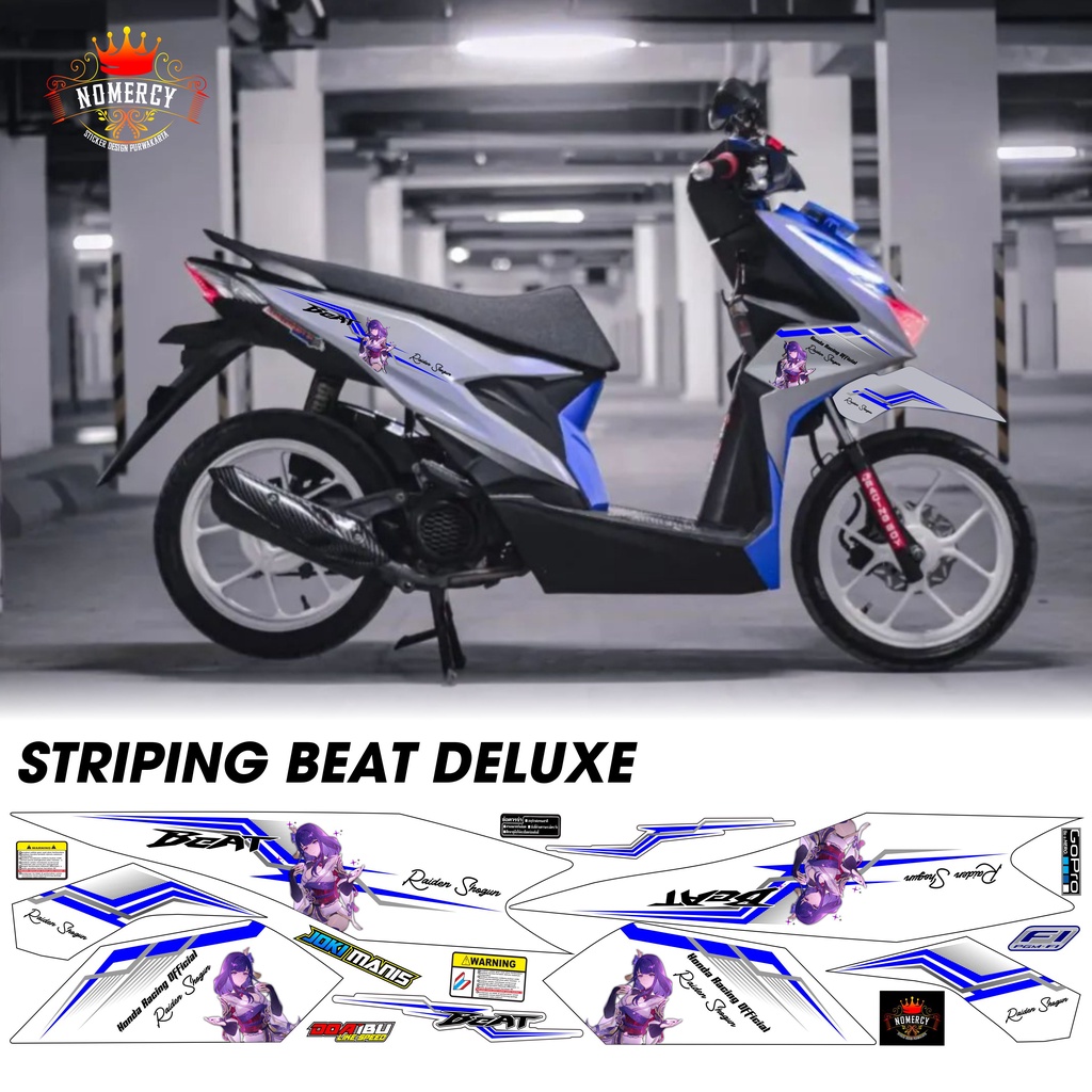 Striping Sticker Beat Deluxe Motif Raiden Shogun