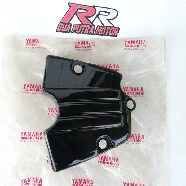 cover tutup blok bak block gear gir rantai depan original ori yamaha alfa alpa alva champ sigma blac