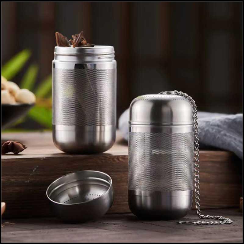 

TINGKE Saringan Teh Bumbu Rempah Stainless Steel Reusable Infuser - TG4