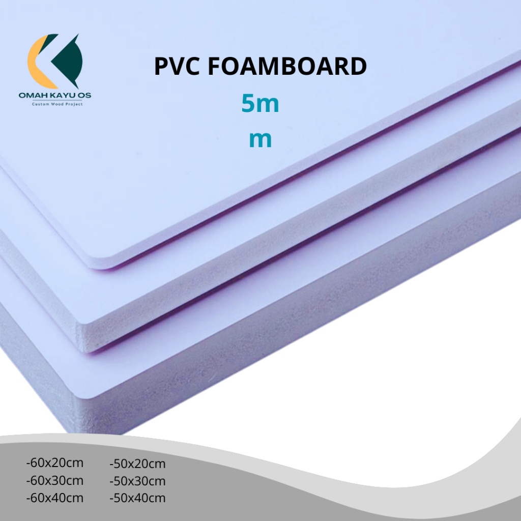 

Pvc Foamboard Pvc board 5mm Ukuran 60x40cm 60x30cm 60x20cm 50x40cm 50x30cm 50x20cm