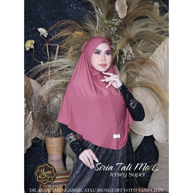 JILBAB SIRIA TALI MOIRA / JILBAB INSTAN / HIJAB INSTAN / JILBAB JUMBO / KHIMAR JUMBO / BERGO TALI / 
