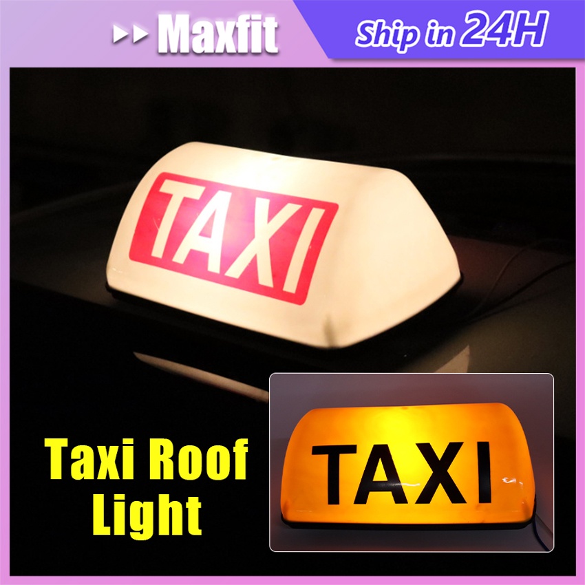 Lampu Taxi Atap Mobil Led Taxi Lamp Easy To Instalation Magnetik Super Kuat 12V Dc Anti Air