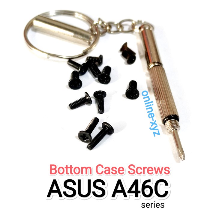baut mur sekrup skrup casing ASUS A46 A46C A46CB A46CA A46CM